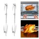 thumbnail image 5 of Advancent Palos de barbacoa duraderos y ligeros portátiles, accesorios para horno, tenedor para asar pollo, pinchos, horno giratorio carpas No.02, 5 of 6