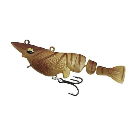 Fishing Lures Fishing Gear Fishing Tackle Fishing Accessories 4.5/12/21G Multi-Section Soft Shrimp Sinking Artificial Prawn With Hook Swimbait 6