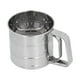 thumbnail image 5 of Tamiz de azúcar en polvo coctelera de acero inoxidable taza tamiz manivela de malla para harina café en polvo chocolate en polvo azúcar en polvo ANGGREK Otros, 5 of 8