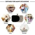 thumbnail image 6 of Fashion Womens Rhinestones Evening Clutch Bag Wedding Purse Bridal Prom Handbag Party Bag, 6 of 7