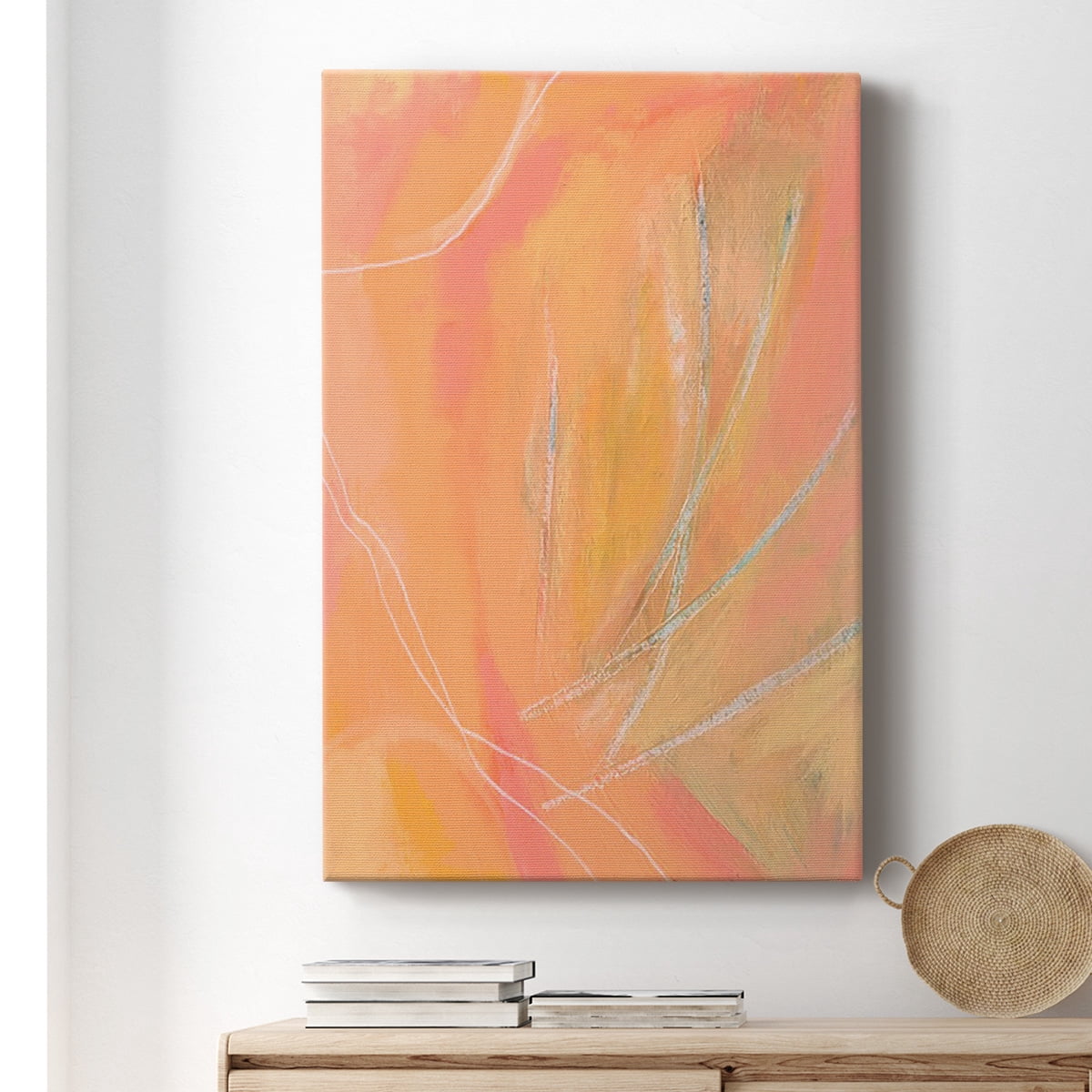 Peach Bliss II Premium Gallery Wrapped Canvas - Ready to Hang