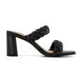 thumbnail image 2 of Dunes + CUSHIONAIRE Technology Women's Iris braided Heel Sandal +Memory Foam and Wide Widths Available, Black 12, 2 of 5