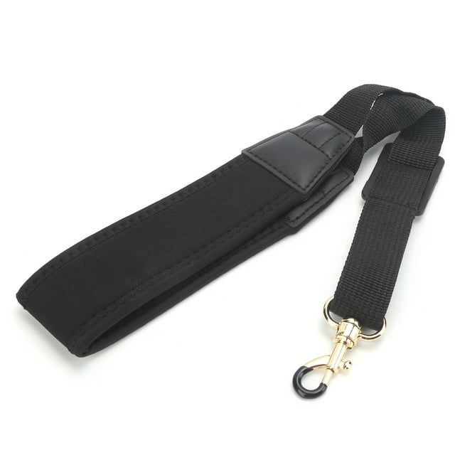 Instrument Strap, Black Saxophone Sling Adjustable Length Wearproof For Students For Adult Black