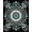 Black, Pattern 3, variant on ODIKA 5x7 Machine Washable Non-Slip Area Rug, Roundie Throw Meditation Zen High Traffic Rug, Teal, 713839