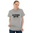 thumbnail image 4 of Autism Mom Awareness Puzzle Piece Women's Graphic T Shirt Tees Brisco Brands S, 4 of 7