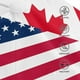 thumbnail image 3 of Balery USA Canada Flag Gorra de béisbol de tamaño ajustable para correr, entrenar y actividades al aire libre. Gorra de papá para todas las estaciones., 3 of 6