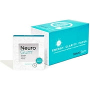 NeuroGum Nootropic Energy Gum, Enlighten Mint Flavor, 9 Pieces Per Pack (1) - (Pack of 4)