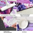 thumbnail image 3 of Purple Butterfly Flower Text Pattern Kitchen Rug Mat,Kitchen Runner Rugs Non Skid Washable,Decorative Kitchen Floor Mats for Kitchen,Sink,Laundry,17"X47", 3 of 5