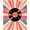 Multicolor Pink Gold Teal, Pattern 10, variant on Design&I 8'x10' Washable Area Rug Wet Vinyl Cd Record Music Retro Groovy Swirl Border Tapete Redondo for Living Room, Family Extra Large Skid-Resistant Low Profile