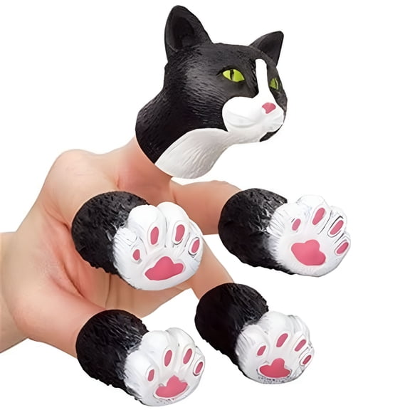 BESTSKY Animal Squirrel Finger Puppet Funny Toys Puppet Show Theater Props Novelty Toys Gifts