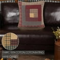 thumbnail image 3 of VHC Brands Millsboro Home Decor, Pillow Quilted, Red, 16x16, 3 of 5