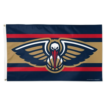 WinCraft New Orleans Pelicans 3 x 5 Horizontal Stripe Deluxe Single-Sided Flag