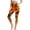 Multicolor plus size capri leggings with pockets a2, variant on Women's Plus Size High Waisted Capri Pants Butterfly Print Athletic Yoga Activewear Workout Capri Leggings with Pockets Casual Summer Beach Trousers, Multicolor S