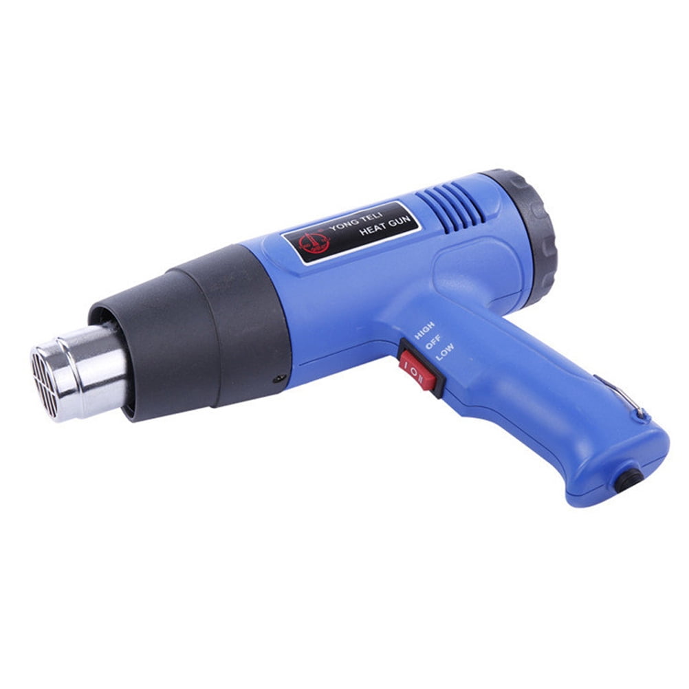 HEAVY DUTY 1500W HOT AIR HEAT GUN PAINT WALLPAPER STRIPPER REMOVER WITH TOOLS 