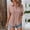 Light Pink, variant on DuoJiaJ Ladies' Fashionable And Casual Solid Color Batsleeved Button Short Sleeved Shirt Women's Short Sleeve Shirts Brown L