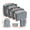 Gray, variant on Herrnalise 7 Set Packing Cubes for Suitcases, Travel Luggage Packing Organizers with Laundry Bag, Compression Storage Shoe Bag, Clothing Underwear Bag, for Man & Women