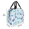 thumbnail image 2 of Pofeuu Rabbit2 Print Lunch Bag Lunch Box Large Capacity Insulated Lunch Bag for Adult, Leakproof Reusable Lunch Tote Bags for Work, 2 of 5