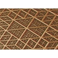 thumbnail image 1 of Ahgly Company Machine Washable Indoor Rectangle Transitional Red Brown Area Rugs, 7' x 9', 1 of 7