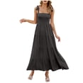 thumbnail image 2 of Gspmoly Robes Décontractées pour Femmes, Mode Femmes Décontractée Col en V Imprimé Sans Manches Mi-Longue Robe Taille Robes Formelles pour Femmes Offres Hebdomadaires, 2 of 6