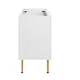 thumbnail image 4 of Modway Chaucer 48" Wood & Rattan Bathroom Vanity Cabinet in White, 4 of 11