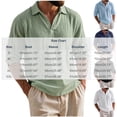 thumbnail image 3 of TOUMENY Men Linen Shirts Casual Long Sleeve Lightweight Breathable Shirt Solid Button Down Loose Fit Vacation Beach Summer Fall Tops Black L, 3 of 7