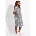 thumbnail image 3 of Catherines Women's Plus Size Suprema Crochet-Detail T-Shirt Dress, 3 of 5