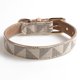 thumbnail image 1 of Collar de cuero para perros, collar con estampado de cuadros a la moda, adecuado para perros y gatos, 1 of 5
