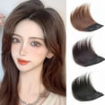 thumbnail image 4 of Human Real Hair side Volume Up Wig Piece Hairpiece Clip on X7Z2, 4 of 8