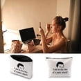 thumbnail image 7 of Zuo Bao I Am On Day Two Of a Panic Attack Cosmetic Bag Makeup Bag Gift For Women (Two Of a Panic Attack White), 7 of 7