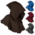 thumbnail image 2 of Halloween Grim Cloak Cosplay Costumes Hooded Poncho For Men Women, 2 of 2