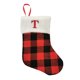 thumbnail image 1 of Calcetines Navideños Colgante Para Bolsa Navideña Calcetines Pequeños Con Letras En Cuadrícula Roja Y Negra Artículos Navideños, 1 of 8