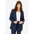 thumbnail image 2 of Roaman's Women's Plus Size Bendover Blazer, 2 of 6
