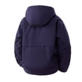 thumbnail image 4 of Men's Tactical Softshell Hooded Jacket, Windproof Waterproof Loose Casual Sport Rain Coat with Multi Snap Pockets, Outdoor Outerwear for Commuting Hiking Camping Purple, 4 of 8