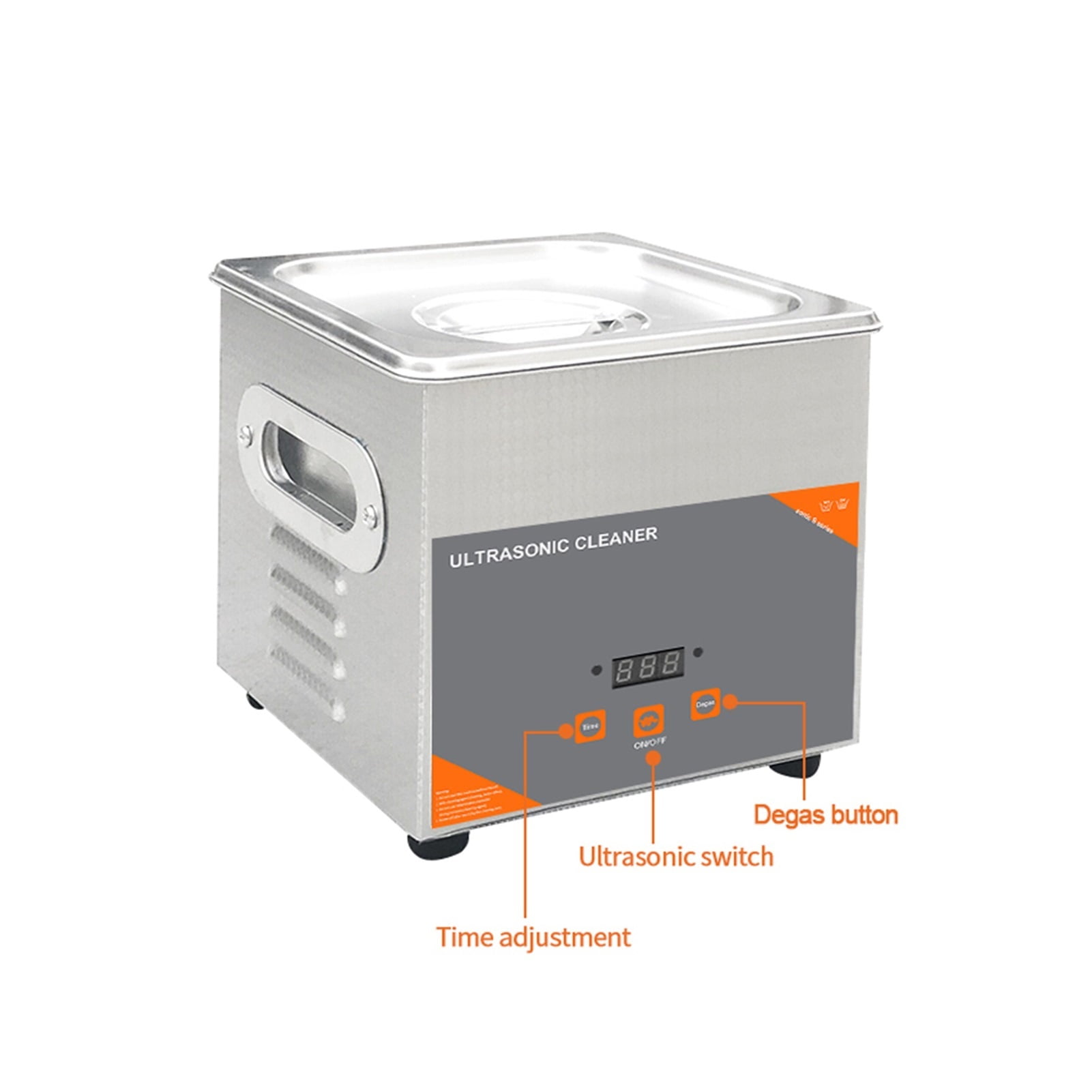 Ultrasonic Cleaner Timer 60W For Jewelry Watch Glasses Dental Razor Beauty Brush Bath Ultrasound Sonic 1000ml ,Strong Cleaning