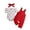 Red, variant on mgoYE Baby Girl Clothes 0-3 Months Baby Girl Clothes Cute Summer Outfits Short Sleeve Romper Adjustable Heart Overall Pant Headband 3PCS(Red,0-3 Months)