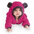 thumbnail image 4 of TAIAOJING Toddler Cute Jacket Baby Girls Boys Solid Cartoon Ears Hoodie Romper Clothes Jumpsuit Warm Outwear 18-24 Months, 4 of 9