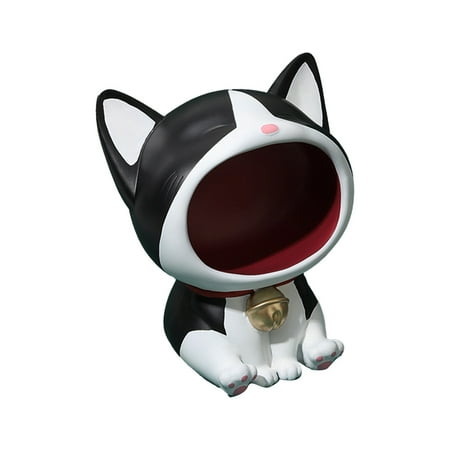 

Key Bowl For Entryway Table Cat Statue Candy Dish For Desk Art Home