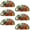 Multicolored 3, variant on PhooArto 6 Pcs Cup Drawer Pulls, Sea Turtle Underwater Shell Shape Handles Cabinet Knobs for Dresser Cupboard Closet Wardrobe with Screws