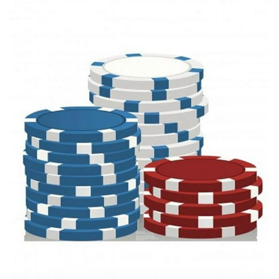 Vegas Chips Cardboard Standup