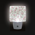 thumbnail image 3 of Seamless Roses Floral Pattern LED Night Light Sensor Lamp Plug-in Adjustable Brightness 2 Pack, 3 of 7