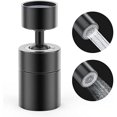 thumbnail image 1 of Swivel Kitchen Sink Aerator with Dual-function 2-Flow Sprayer, 360 Degree Swivel for Optimal Flexibility, Chrome Brass Shell for Rust-proof Durability, 1 of 5
