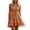 Orange&01, variant on Womens Dresses Boho Spaghetti Strap Deep V Neck Short Mini Dresses Vintage Western Cowgirls Sleeveless A Line Ruffle Tiered Flowy Cami Sundress Black XXXL