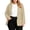 Khaki, variant on Women Blazer Lightweight Long Sleeve Lapel Blazer with Pockets and Buttons Casual Plus Size Jacket Green 3X
