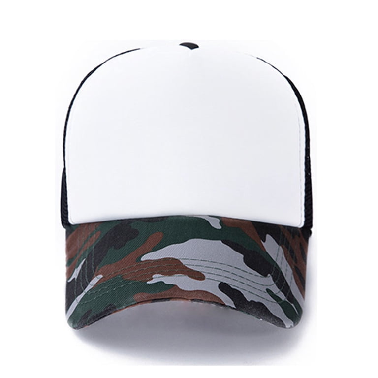 Yigetop Womens Trucker Hat Unisex Camouflage Mesh Baseball  display picture 1