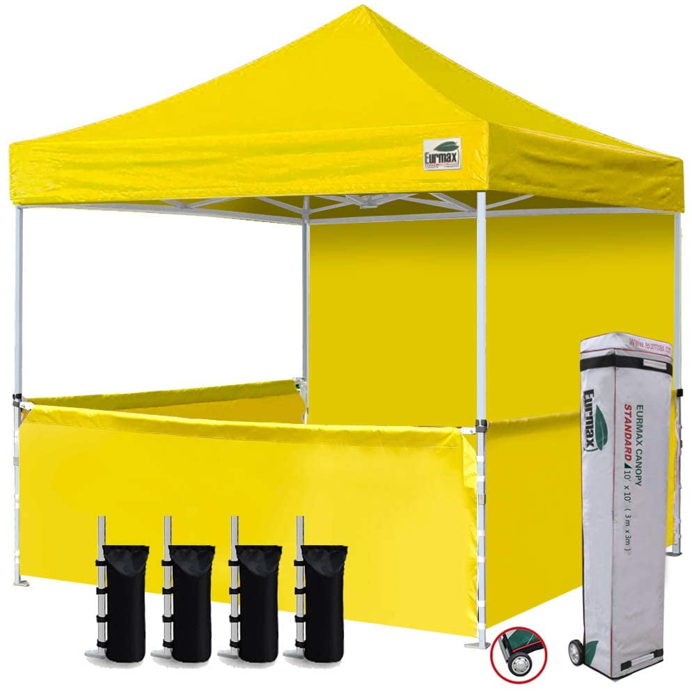 Eurmax 10'x10' Ez Popup Booth Canopy Tent Commercial Instant Canopies