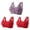 Bras for Women Purple, variant on ylioge Sports Bras for Women Plus Size Front Closure 3 Pack S-4XL Push Up Bralettes No Underwire Multipack Breathable Comfort Underwear Bra