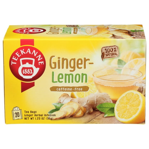 Teekanne Ginger Lemon Tea 20 Bags Pack of 10