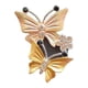 thumbnail image 4 of Clip de perfume para coche con diseño de mariposa y diamantes de imitación para rejilla de ventilación de coche para niñas Amarillo, 4 of 9