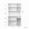 thumbnail image 6 of Cfowner 70" Long Standing Kitchen Cabinet with Top & Bottom Enclosed Cabinet Space, One Drawer, 6 of 9