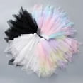 thumbnail image 4 of Hotiary Baby Girls' Tutu Skirt Rainbow Layered Tulle Multicolored Princess Toddler Kids Ballet Dance Dress with Elastic Waist Party Stage Performance Costume, 4 of 4